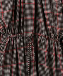 HYKE（ハイク）の「＜HYKE（ハイク）＞PLAID ギャザー