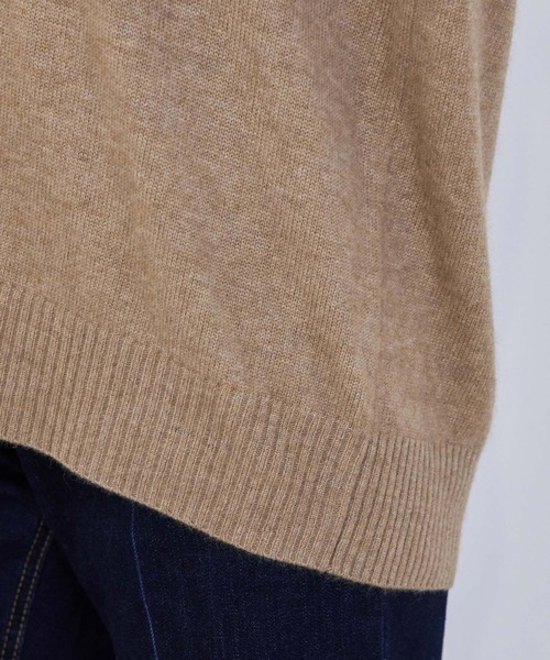 ROPE' PICNIC（ロペピクニック）の「チャイニーズラクーン混ニットロングVネックプルオーバー（ニット/セーター・レディース・オフホワイト/ブラウン/ダークラベンダー/イエロー系その他・38）」の5枚目の写真