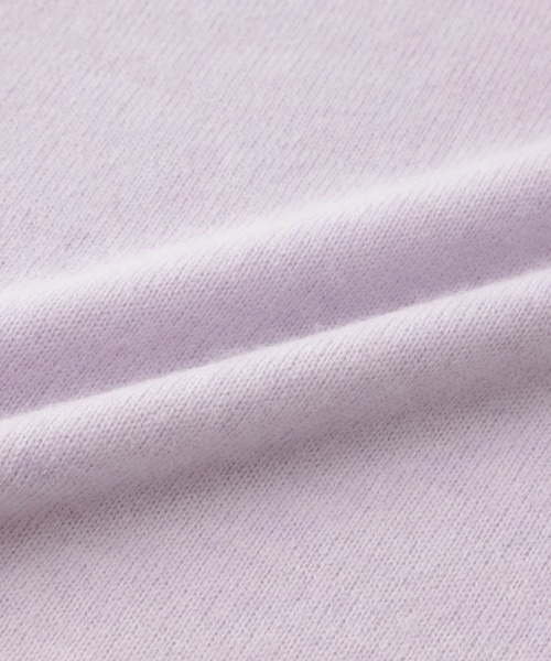 ROPE' PICNIC（ロペピクニック）の「チャイニーズラクーン混ニットロングVネックプルオーバー（ニット/セーター・レディース・オフホワイト/ブラウン/ダークラベンダー/イエロー系その他・38）」の18枚目の写真