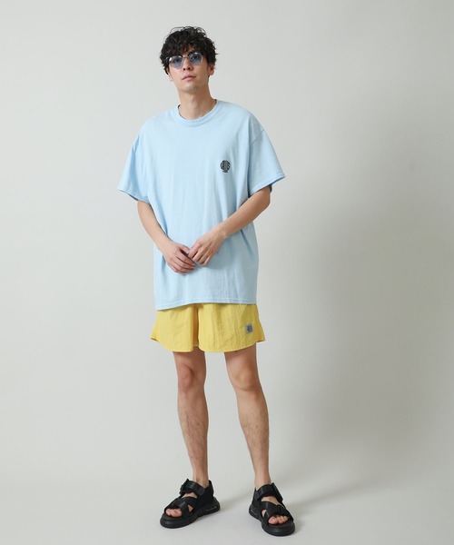 VALLIS by FACTOTUM（ヴァリスバイファクトタム）の「【VALLIS by FACTOTUM】別注ナイロンイージーカラーショーツ（その他パンツ・メンズ・イエロー・LARGE/MEDIUM）」の7枚目の写真