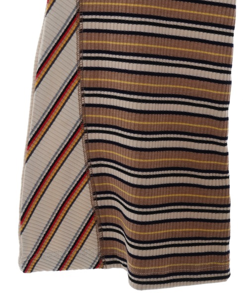 Candy Stripper（キャンディストリッパー）の「RANDOM RIB BORDER EASY FLARE パンツ（その他パンツ・レディース・ベージュ系その他/ブラック/ピンク系その他・2）」の15枚目の写真