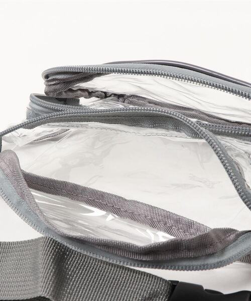 Anuenue（アヌエヌエ）の「クリアビニールウエストバッグ（ボディバッグ/ウエストポーチ・レディース・マルチ/グレー/ブラック/パープル・FREE）」の12枚目の写真