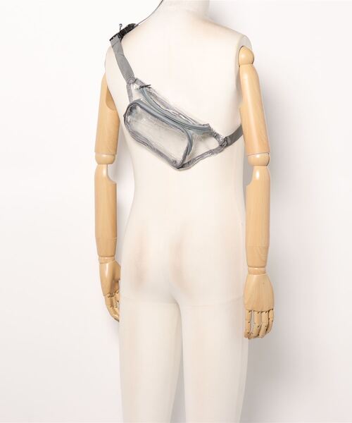 Anuenue（アヌエヌエ）の「クリアビニールウエストバッグ（ボディバッグ/ウエストポーチ・レディース・マルチ/グレー/ブラック/パープル・FREE）」の13枚目の写真