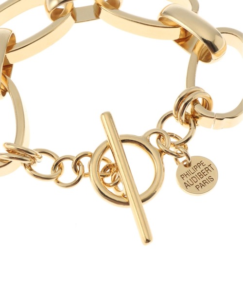PHILIPPE AUDIBERT(フィリップ オーディベール)の「【PHILIPPE AUDIBERT】 BRACELET CHAINE MARIMA:ブレスレット◆(ブレスレット・レディース・ゴールド・FREE)」の4枚目の写真