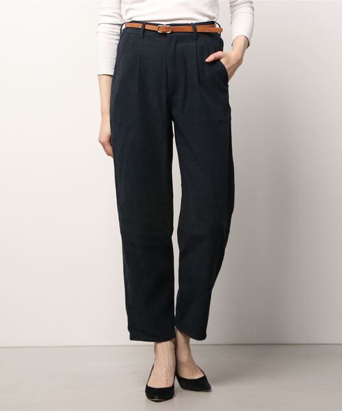 Howdy Marie（ハウディ―マリー）の「ペグトップタックパンツ（その他パンツ・レディース・ネイビー/ベージュ/ブラウン・M/L）」の11枚目の写真