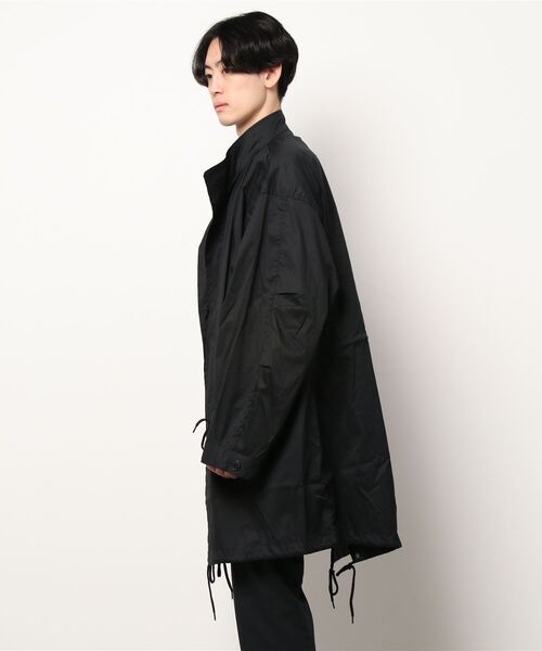 SPINNS(スピンズ)の「ビッグシルエットM-65 ノーカラーモッズコート(モッズコート・メンズ・ブラック/カーキ・ONESIZE)」の4枚目の写真