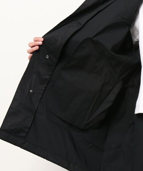 SPINNS(スピンズ)の「ビッグシルエットM-65 ノーカラーモッズコート(モッズコート・メンズ・ブラック/カーキ・ONESIZE)」の5枚目の写真