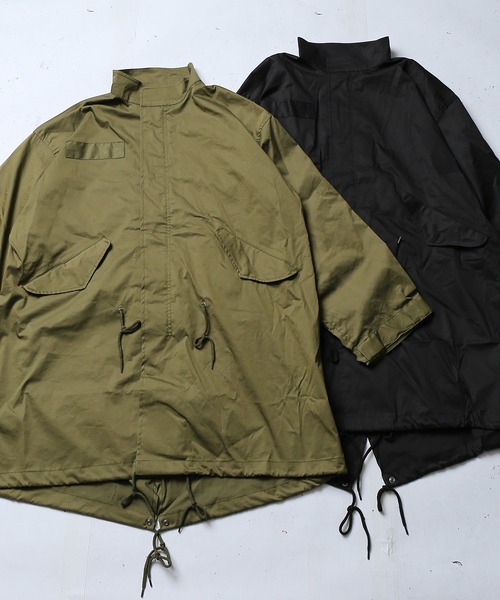 SPINNS(スピンズ)の「ビッグシルエットM-65 ノーカラーモッズコート(モッズコート・メンズ・ブラック/カーキ・ONESIZE)」の21枚目の写真