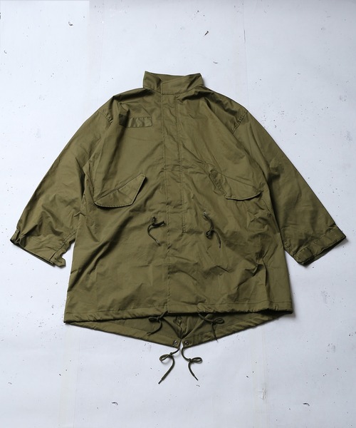 SPINNS(スピンズ)の「ビッグシルエットM-65 ノーカラーモッズコート(モッズコート・メンズ・ブラック/カーキ・ONESIZE)」の19枚目の写真