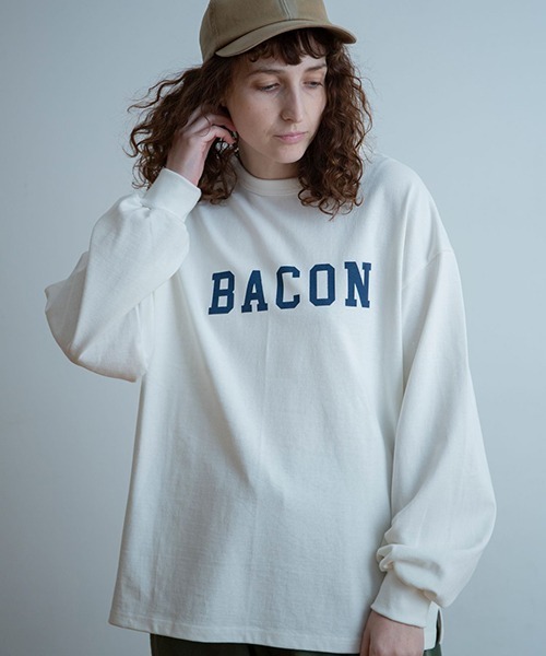Universal Style Wear(ユニバーサルスタイルウェア)の「Universal Style Wear "B.L.T" ロゴ ロンT(Tシャツ/カットソー・メンズ・ホワイト/ブラック/ネイビー・MEDIUM/X-LARGE/LARGE)」の1枚目の写真