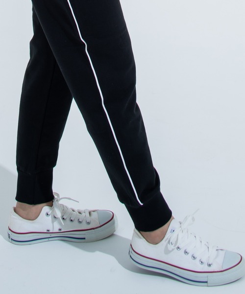 CHOCOA（チョコア）の「ライン紐付パンツ（マタニティウェア/グッズ・レディース・ブラック・FREE）」の9枚目の写真