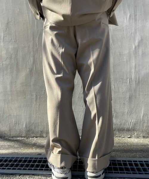 DANKE SCHON（ダンケシェーン）の「DankeSchon/ダンケシェーン/ジップパンツ（スラックス・メンズ・ブラック/ベージュ・MEDIUM/LARGE）」の7枚目の写真