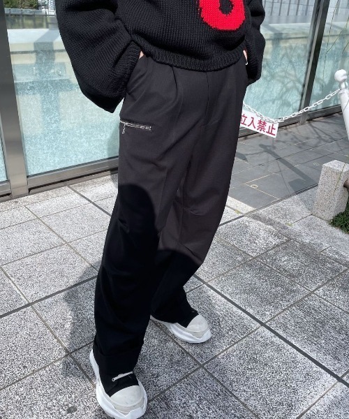 DANKE SCHON（ダンケシェーン）の「DankeSchon/ダンケシェーン/ジップパンツ（スラックス・メンズ・ブラック/ベージュ・MEDIUM/LARGE）」の22枚目の写真