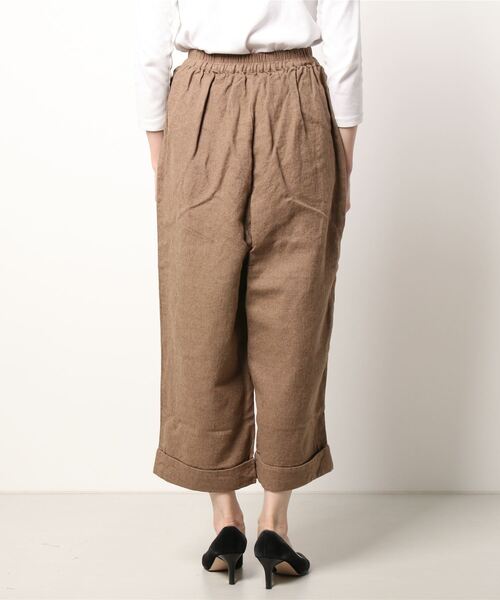 TSUHARU by Samansa Mos2（ツハルバイサマンサモスモス）の「ギャザーボリュームパンツ（その他パンツ・レディース・ベージュ/カーキ/キナリ・ﾌﾘ-）」の5枚目の写真