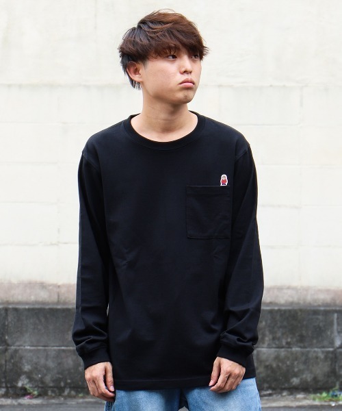 NESTA BRAND(ネスタブランド)の「ヘビーウエイトライオン刺繍ポケロンTEE(Tシャツ/カットソー・メンズ・ホワイト/ブラック/ベージュ・M/L/XXL/XL)」の22枚目の写真