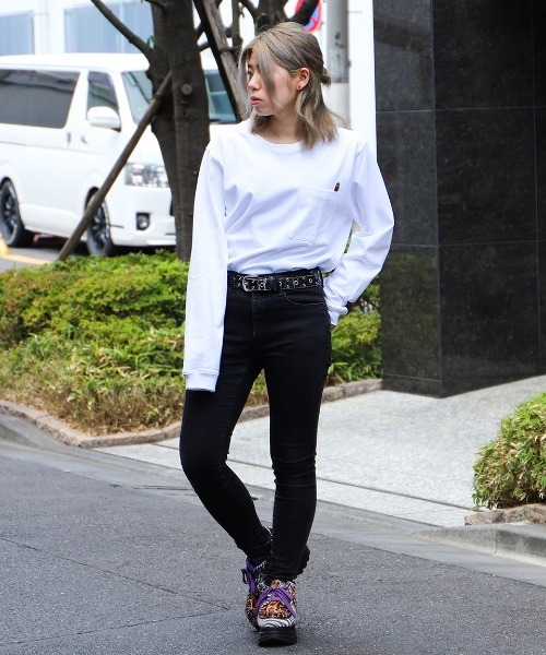 NESTA BRAND(ネスタブランド)の「ヘビーウエイトライオン刺繍ポケロンTEE(Tシャツ/カットソー・メンズ・ホワイト/ブラック/ベージュ・M/L/XXL/XL)」の10枚目の写真