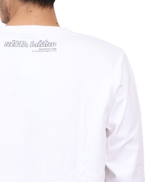 NESTA BRAND(ネスタブランド)の「ヘビーウエイトライオン刺繍ポケロンTEE(Tシャツ/カットソー・メンズ・ホワイト/ブラック/ベージュ・M/L/XXL/XL)」の21枚目の写真