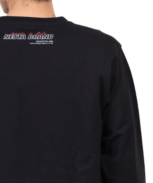 NESTA BRAND(ネスタブランド)の「ヘビーウエイトライオン刺繍ポケロンTEE(Tシャツ/カットソー・メンズ・ホワイト/ブラック/ベージュ・M/L/XXL/XL)」の6枚目の写真