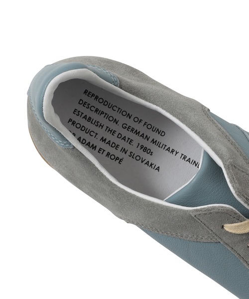 REPRODUCTION OF FOUND（リプロダクションオブファウンド）の「【REPRODUCTION OF FOUND】EX GERMAN TRAINER（スニーカー・メンズ・チャコールグレー・25/26/27/28/29）」の6枚目の写真