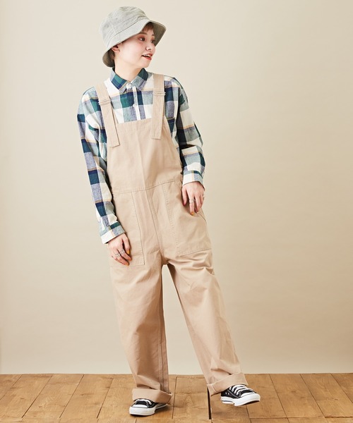 CUBE SUGAR(キューブシュガー)の「空紡糸 レギュラーカラー 長袖 チェックシャツ(シャツ/ブラウス・レディース・ベージュ/グリーン/マルチ/ラベンダー・M)」の8枚目の写真