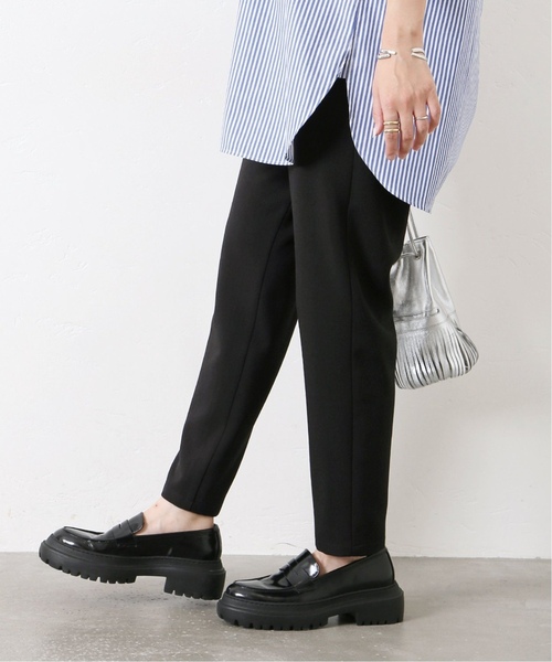 JOURNAL STANDARD（ジャーナルスタンダード）の「《追加》ウールライクストレッチパンツ◆3（その他パンツ・レディース・ブラック/ネイビー/グレー・40/38/36）」の2枚目の写真