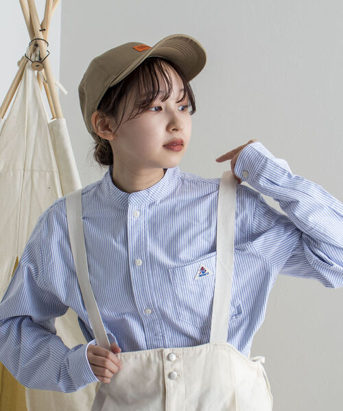 GEVACO(ゲバコ)の「【GEVACO/ゲバコ】バンドカラーOX ロングスリーブシャツ(シャツ/ブラウス・メンズ・ブルー系その他3/オフホワイト/ネイビー・SMALL/MEDIUM/LARGE)」の5枚目の写真