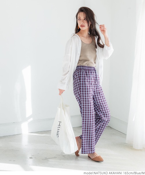 kirakira⭐︎ 様DRAWER M.SUMMER1 ギンガムチェックパンツ kirakira⭐︎ 様DRAWER M.SUMMER1 ギンガムチェックパンツ