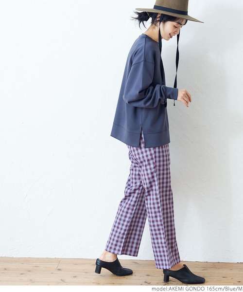 セール】柔らかタッチギンガムチェックパンツ（その他パンツ