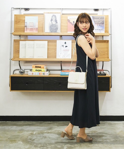 ROYAL PARTY(ロイヤルパーティー)の「ROYAL PARTY(ロイヤルパーティー) 2WAYショルダーバッグ モノグラム RPT-B044 レディース バッグ かばん ブランド(ショルダーバッグ・レディース・ブラック/ベージュ・FREE)」の14枚目の写真