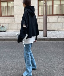 ulu | Original Arm cut sweat hoodie(スウェット)