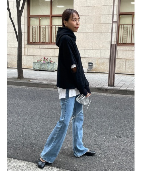 ulu（ウル）の「Original Arm cut sweat hoodie（スウェット・レディース・ブルー/ブラック・FREE）」の9枚目の写真