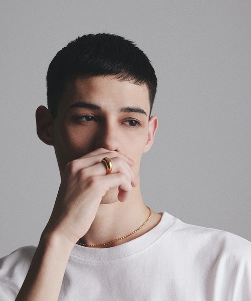 9ban（キューバン）の「【9ban】キューバン/ Dome ring（リング・レディース・シルバー/ゴールド・#9/#11/#13）」の15枚目の写真