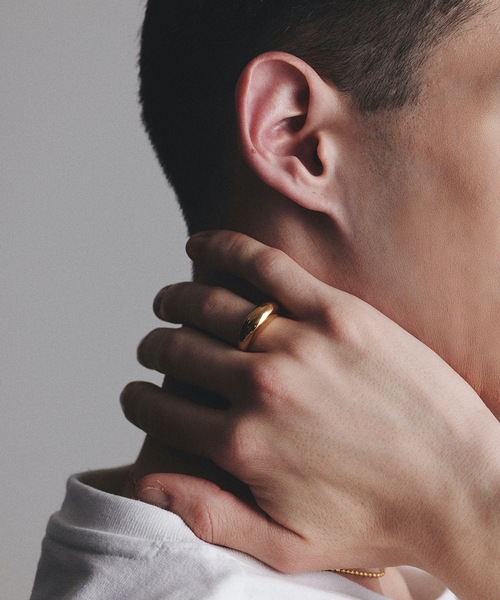 9ban（キューバン）の「【9ban】キューバン/ Dome ring（リング・レディース・シルバー/ゴールド・#9/#11/#13）」の14枚目の写真
