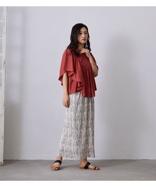 NICOLE white（ニコルホワイト）の「柄プリーツスカート（スカート・レディース・パープル系その他/ホワイト系その他/ブルー系その他・FREE）」の20枚目の写真