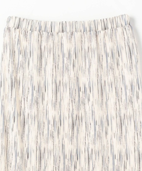 NICOLE white（ニコルホワイト）の「柄プリーツスカート（スカート・レディース・パープル系その他/ホワイト系その他/ブルー系その他・FREE）」の7枚目の写真