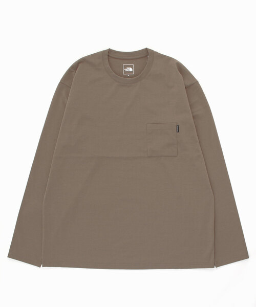 THE NORTH FACE(ザノースフェイス)の「ザ ノース フェイス THE NORTH FACE L/S Airy Relax Tee(ロングスリーブエアリーリラックスティー)(Tシャツ/カットソー・メンズ・ブラック/ブルーグレー/ホワイト/ブラウン・S/L/LL/M)」の4枚目の写真