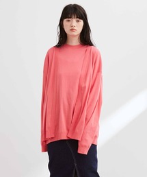 【2点セット】セーターマシーン カーディガン＆半袖T/アンサンブル
