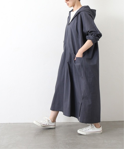 ジャーナルスタンダードラックス ポプリンフードワンピース JOURNAL STANDARD LUXE（ジャーナルスタンダード ラックス）の