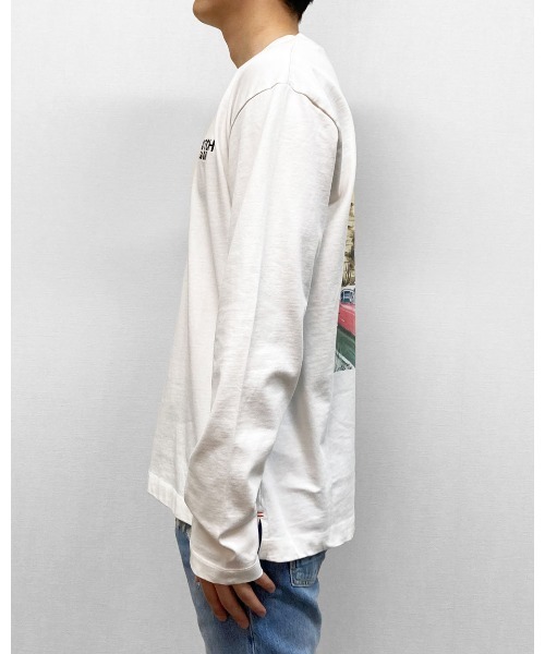SCOTCH&SODA（スコッチアンドソーダ）の「グラフィック ロングスリーブTシャツ【166553】（Tシャツ/カットソー・メンズ・ホワイト/ブラック・MEDIUM/SMALL/LARGE）」の14枚目の写真
