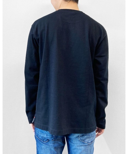 SCOTCH&SODA（スコッチアンドソーダ）の「グラフィック ロングスリーブTシャツ【166553】（Tシャツ/カットソー・メンズ・ホワイト/ブラック・MEDIUM/SMALL/LARGE）」の9枚目の写真
