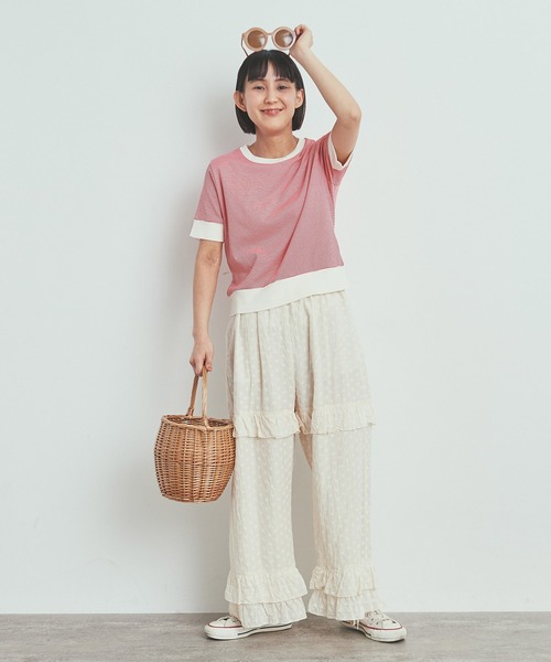 セール】☆レンシルバイカラー半袖プルオーバー（Tシャツ