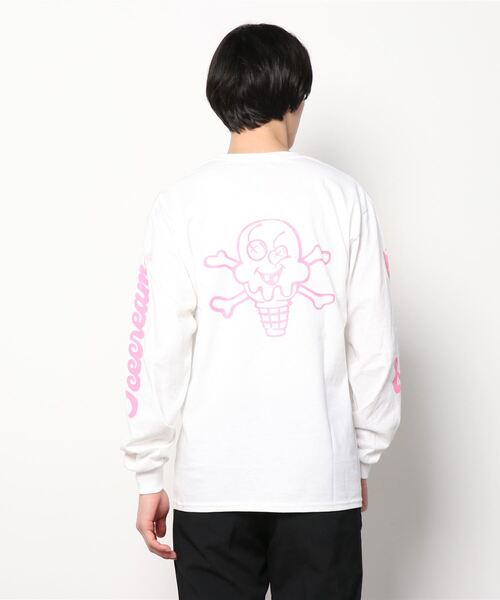 ICECREAM(アイスクリーム)の「COTTON L/S T-SHIRT_001(Tシャツ/カットソー・メンズ・ブラック/グレー/ホワイト・X-LARGE/MEDIUM/LARGE)」の10枚目の写真