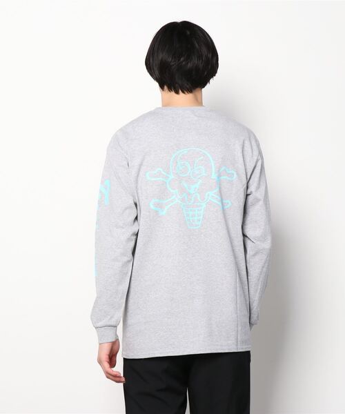 ICECREAM(アイスクリーム)の「COTTON L/S T-SHIRT_001(Tシャツ/カットソー・メンズ・ブラック/グレー/ホワイト・X-LARGE/MEDIUM/LARGE)」の8枚目の写真