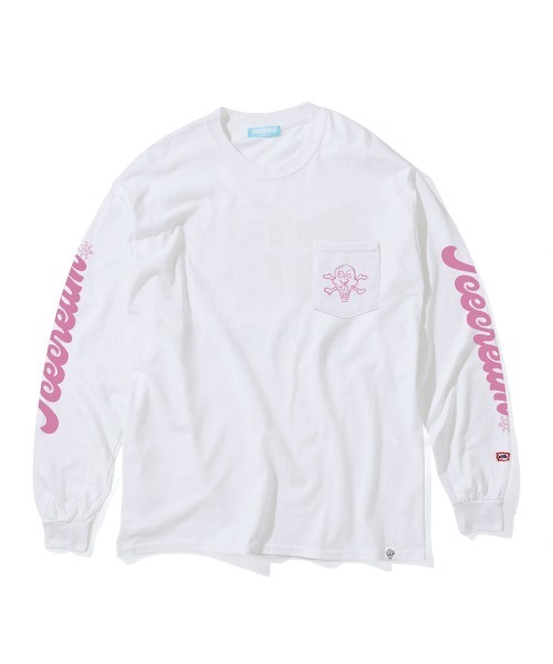 ICECREAM(アイスクリーム)の「COTTON L/S T-SHIRT_001(Tシャツ/カットソー・メンズ・ブラック/グレー/ホワイト・X-LARGE/MEDIUM/LARGE)」の2枚目の写真