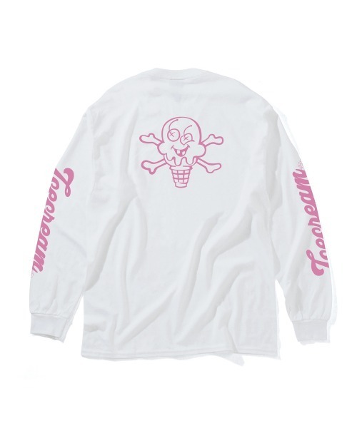 ICECREAM(アイスクリーム)の「COTTON L/S T-SHIRT_001(Tシャツ/カットソー・メンズ・ブラック/グレー/ホワイト・X-LARGE/MEDIUM/LARGE)」の9枚目の写真