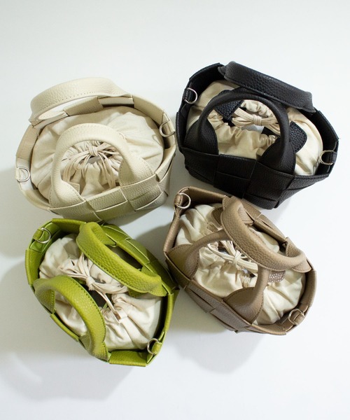 ALL ORDINARIES(オールオーディナリーズ)の「【favori(ファヴォリ)】メッシュ編み2WAYミニショルダー(ショルダーバッグ・レディース・ブラック/ライトグリーン/モカ/アイボリー・FREE)」の14枚目の写真