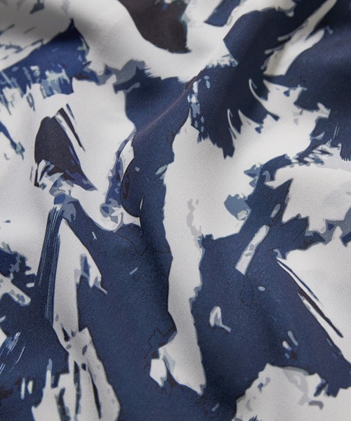 UNION STATION（ユニオンステーション）の「水彩柄総柄プリントオープンカラー半袖シャツ（シャツ/ブラウス・メンズ・ブルー系その他/ブラック系その他/ブラウン系その他・M/LL/L）」の22枚目の写真