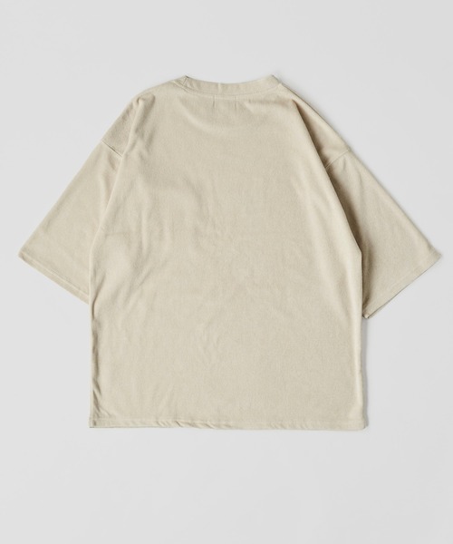 PEANUTS（ピーナッツ）の「【PEANUTS】セットアップ パイルポケットTシャツ / ショートパンツ（ルームウェア/パジャマ・レディース・ブラウン/ブラック/杢グレー/アイボリー/ブラウン系1/ホワイト系1/ブラック系1/グレー系1・MEDIUM/X-LARGE/LARGE）」の12枚目の写真