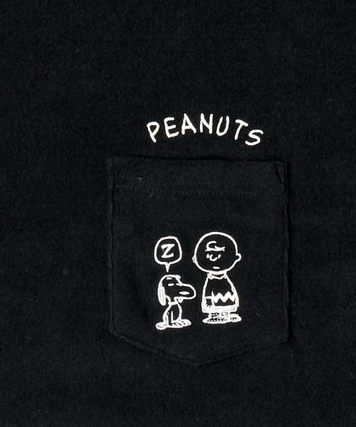 PEANUTS（ピーナッツ）の「【PEANUTS】セットアップ パイルポケットTシャツ / ショートパンツ（ルームウェア/パジャマ・レディース・ブラウン/ブラック/杢グレー/アイボリー/ブラウン系1/ホワイト系1/ブラック系1/グレー系1・MEDIUM/X-LARGE/LARGE）」の20枚目の写真