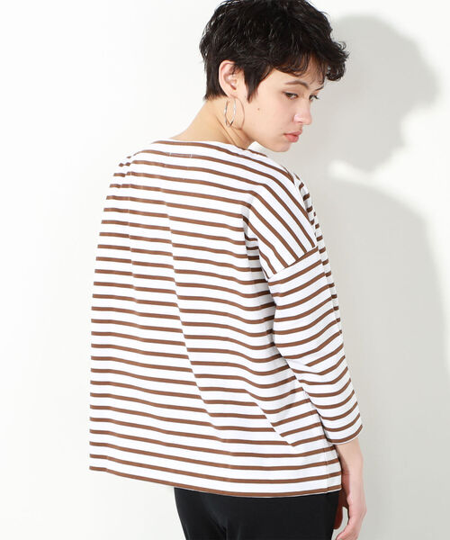 Traditional Weatherwear（トラディショナルウェザーウェア）の「◇【WEB限定】【TRADITIONAL WEATHERWEAR】BMBシャツ ロング（Tシャツ/カットソー・レディース・ベージュ系その他3/ブラック系その他3/レッド系その他3・SMALL）」の17枚目の写真